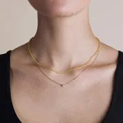 Astrid & Miyu Citrine November Beaded collier citrine or