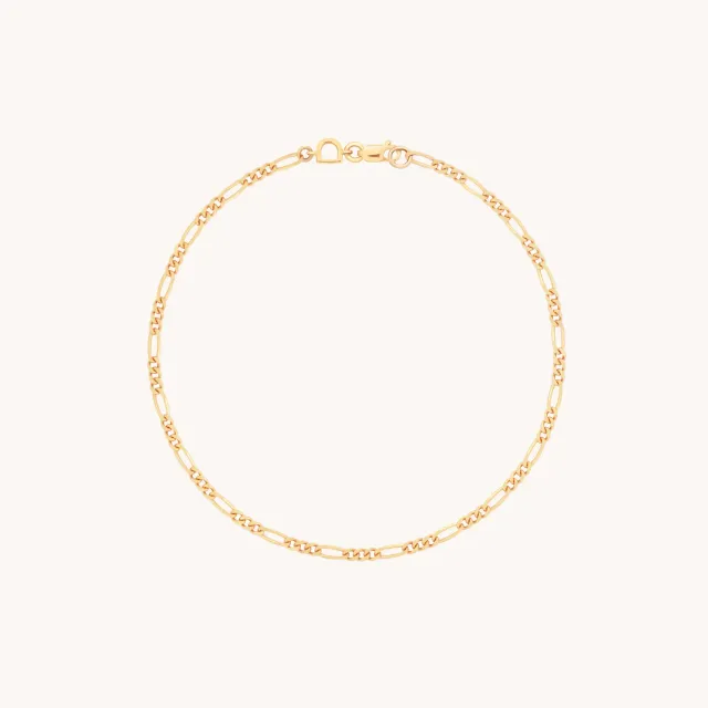 Astrid & Miyu Soho Story bracelet chaîne or massif