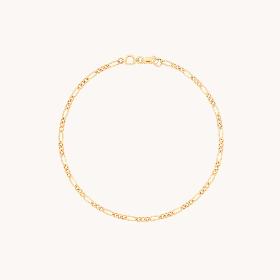Astrid & Miyu Soho Story bracelet chaîne or massif