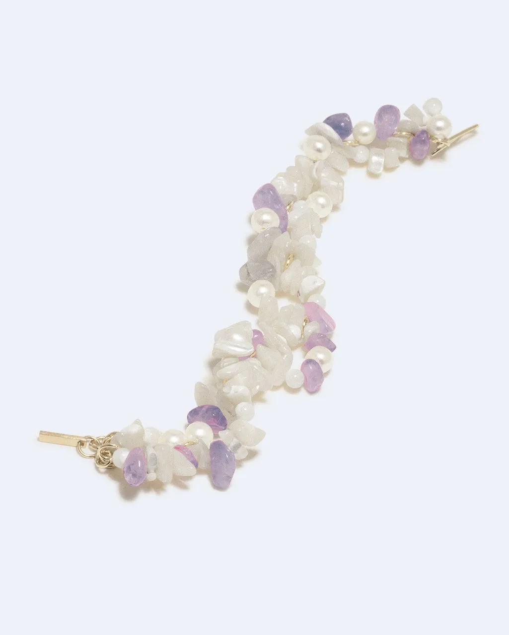 Completedworks Shifting Stream bracelet perles améthyste