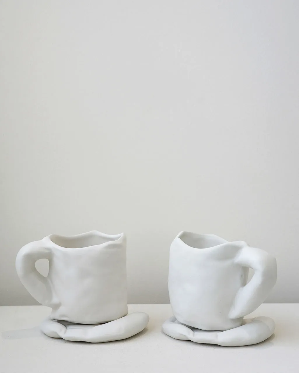 Completedworks Stand Back lot 2 dessous de verre blanc mat