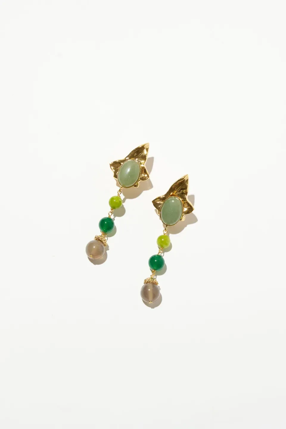 Philippe Ferrandis Eclosion boucles d’oreilles clips cristal