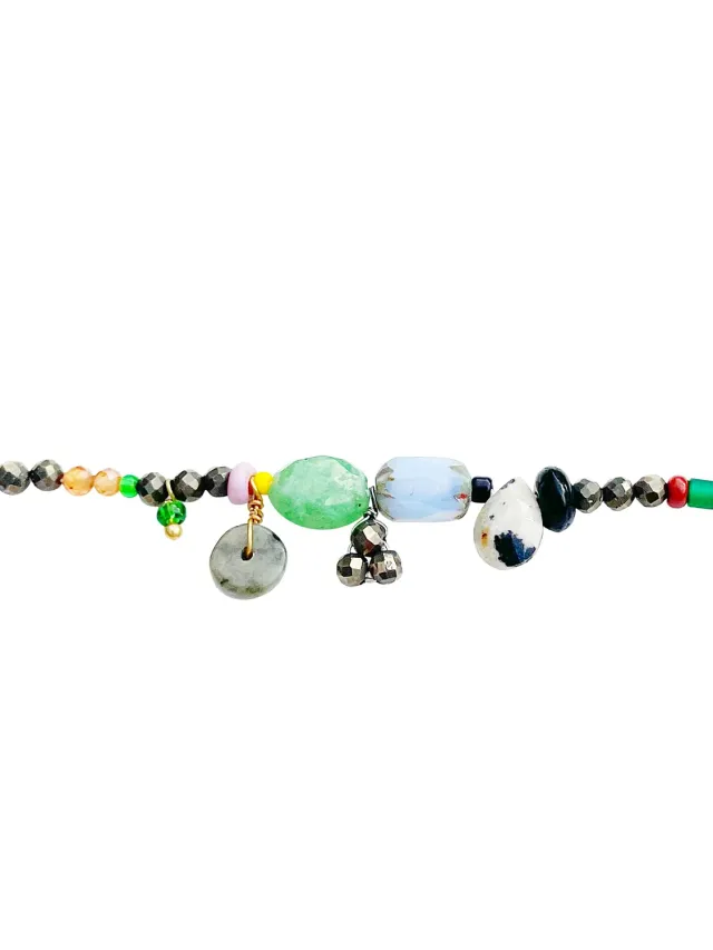 Le Fourbi de Capucine B21_60 bracelet laiton doré pyrite