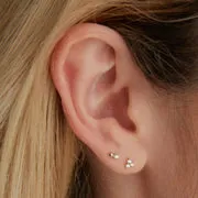Astrid & Miyu Triple Topaz piercing 6mm or massif topaze