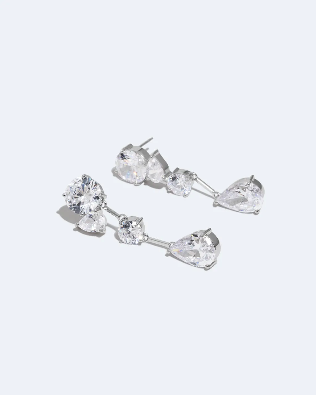 Completedworks Torrents Under The Ice boucles d'oreilles argent