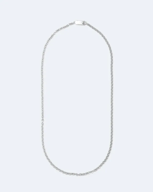 Completedworks H21 collier argent plaqué platine