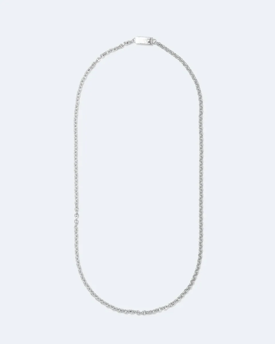 Completedworks H21 collier argent plaqué platine