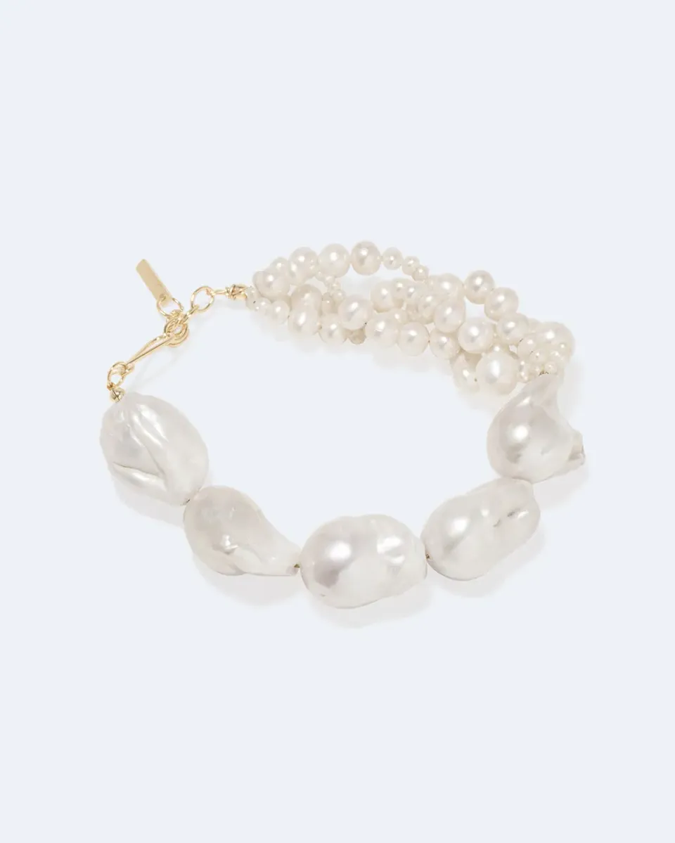 Completedworks Parade of Possibilities bracelet perle doré