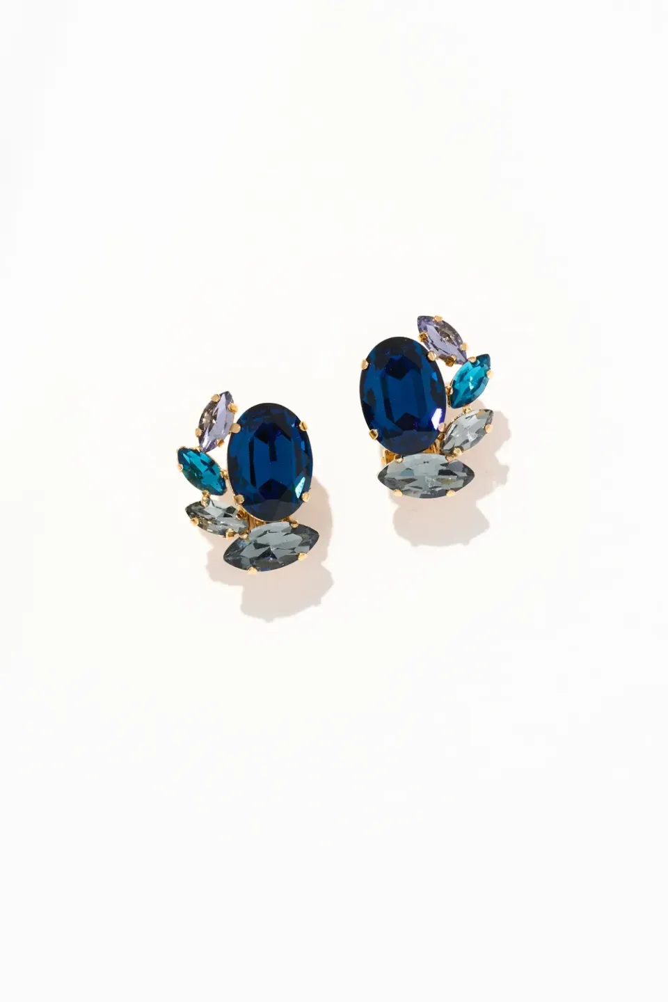 Philippe Ferrandis Paris by Night boucles clips bleues 2,8 cm