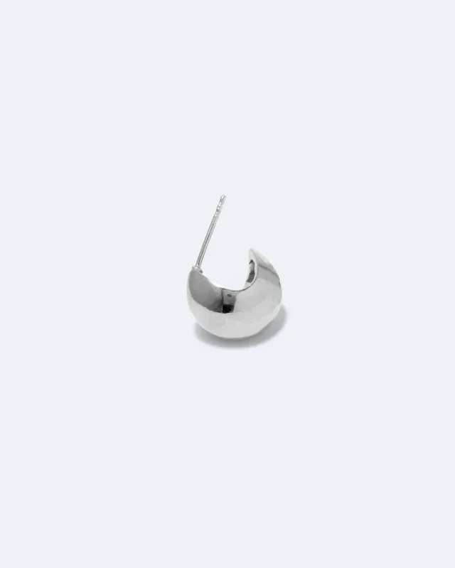 Completedworks H39 boucles d’oreilles plaqué platine
