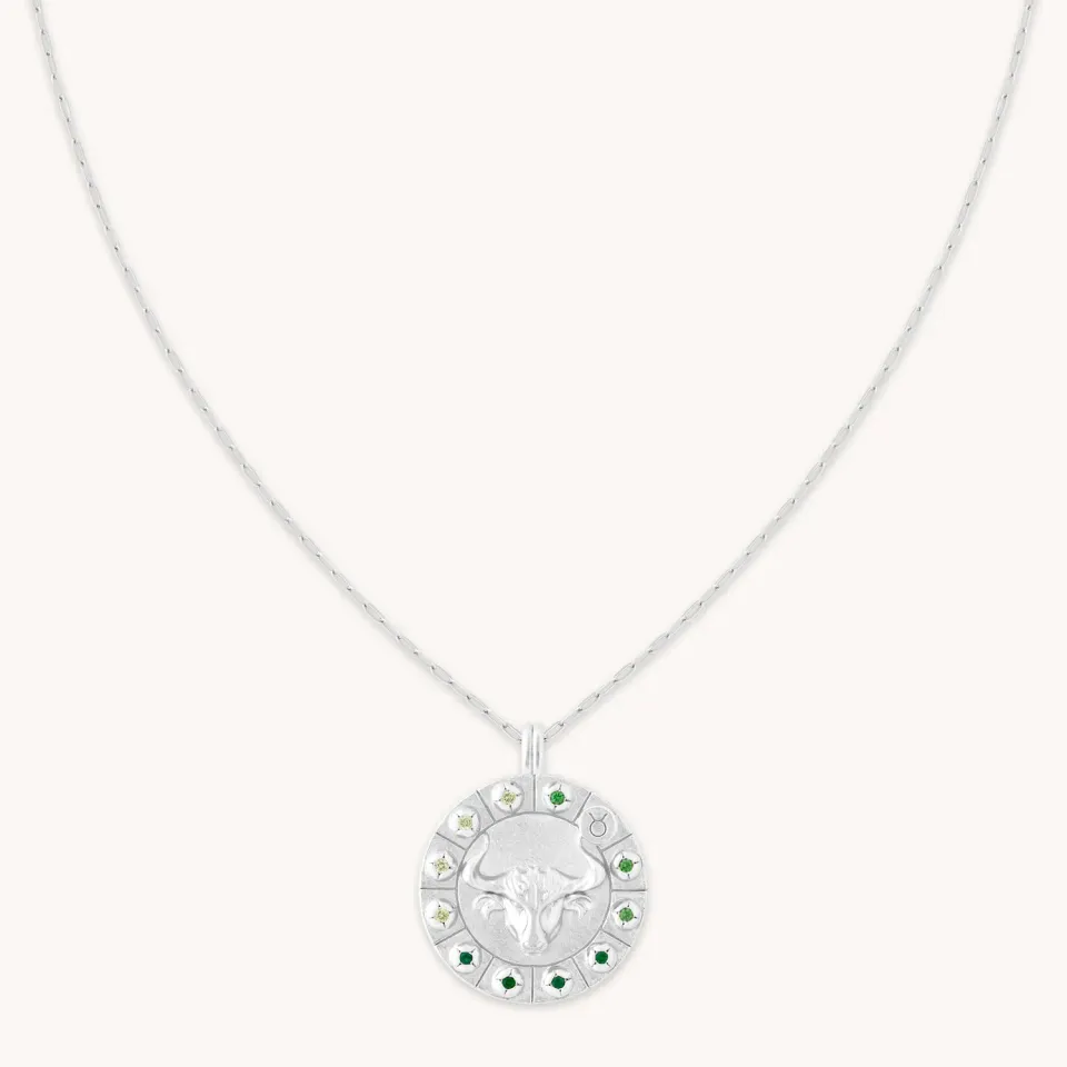 Astrid & Miyu Bold Taurus collier zodiaque argent