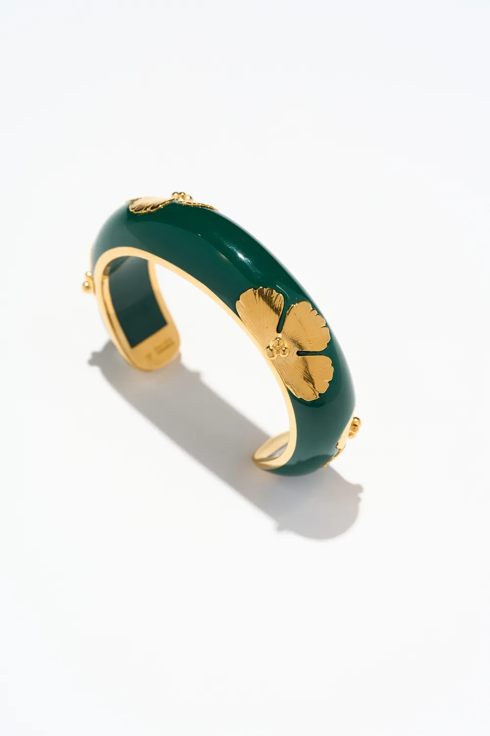Philippe Ferrandis Magnolia jonc fin noir vert 13 cm