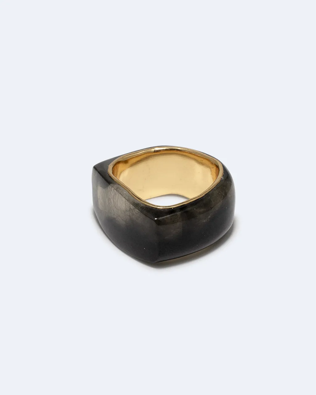 Completedworks A Virtuous Circle bague quartz fumé vermeil