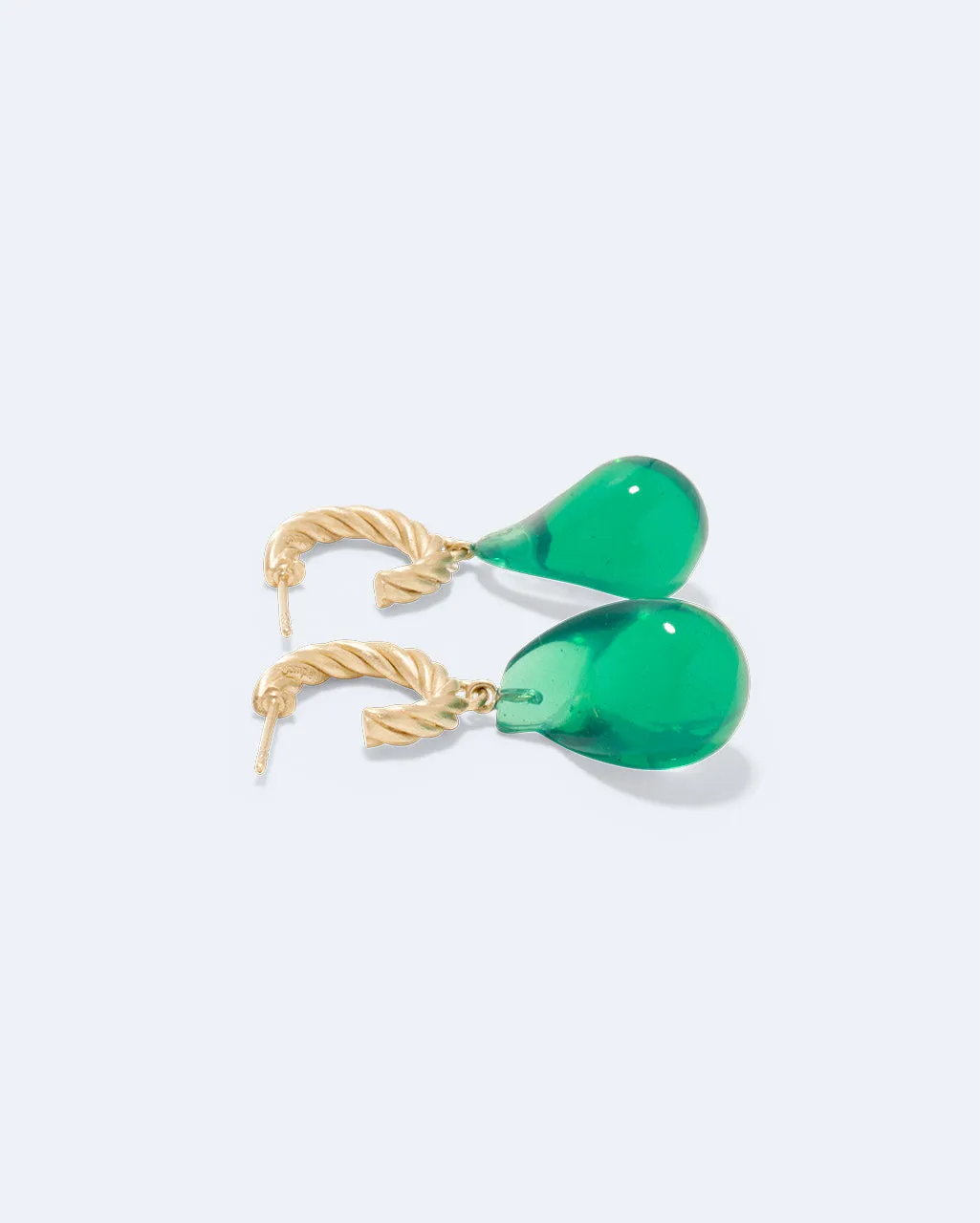 Completedworks Husband Number Six boucles dorées résine verte
