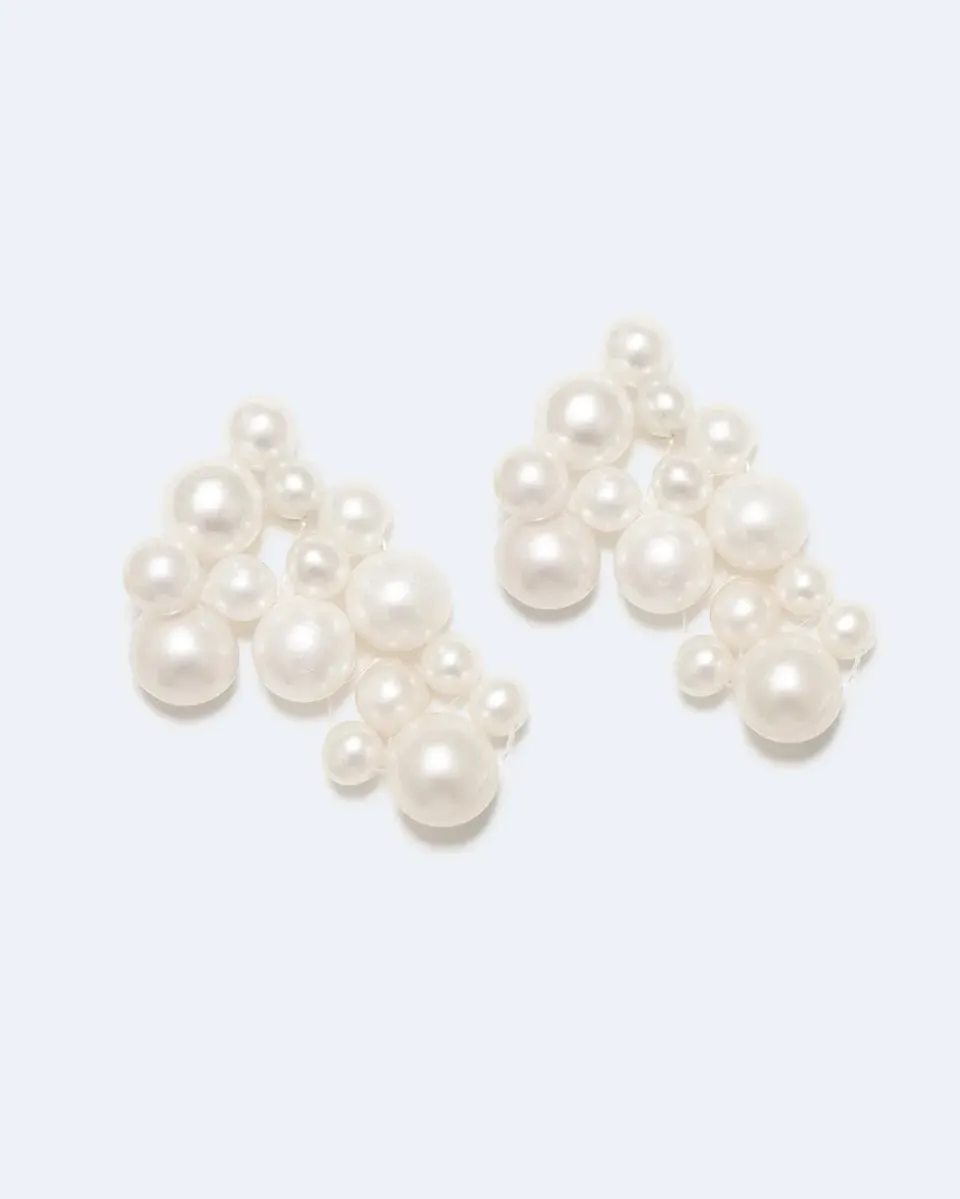 Completedworks What's the Big Idea boucles perle vermeil