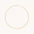 Astrid & Miyu Marylebone Chain bracelet cheville or massif fin