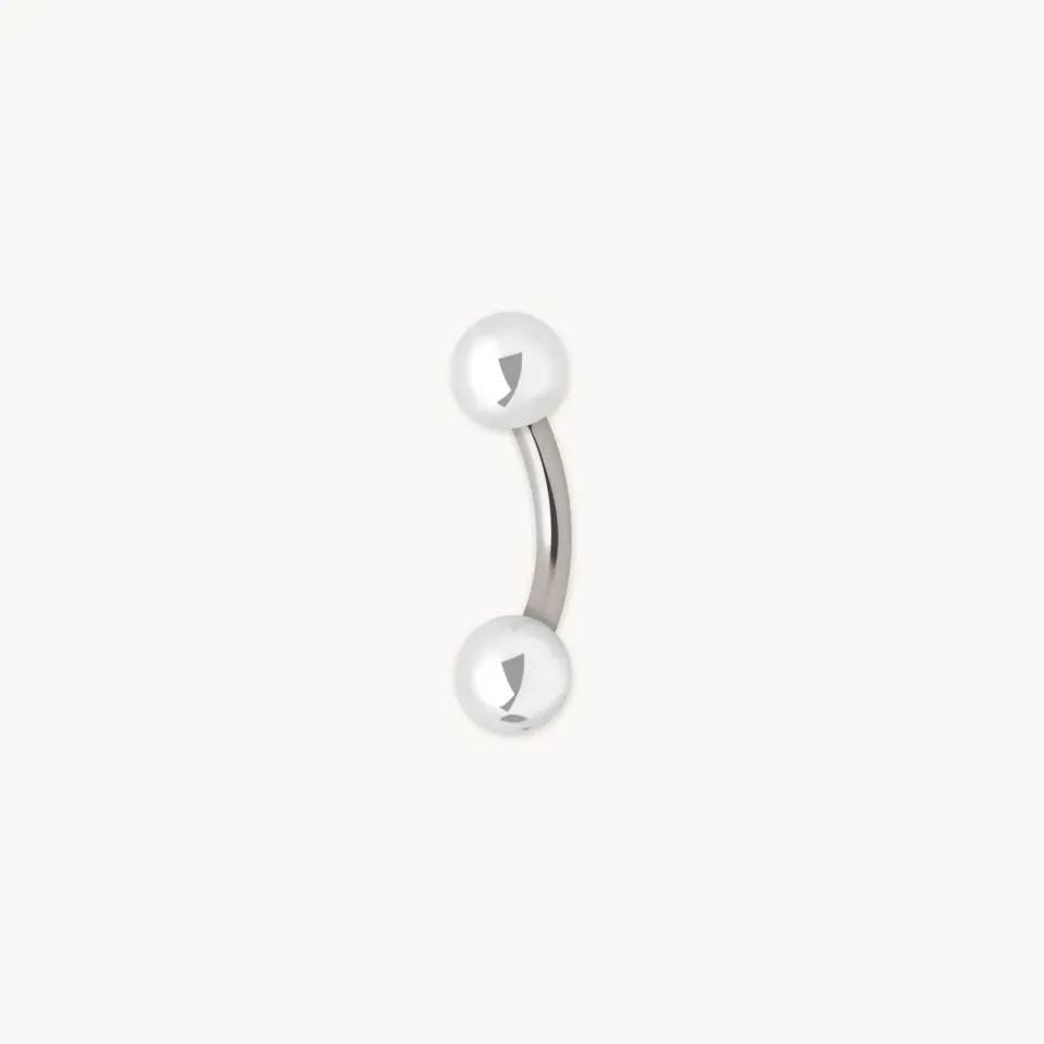 Astrid & Miyu Essential Ball piercing nombril titane argent