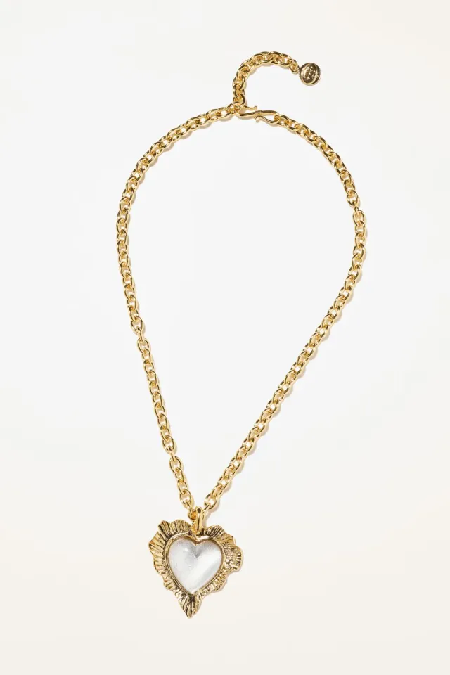 Philippe Ferrandis Break My Heart collier pendentif long
