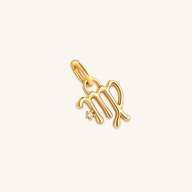 Astrid & Miyu Virgo Zodiac charm clip or signe vierge