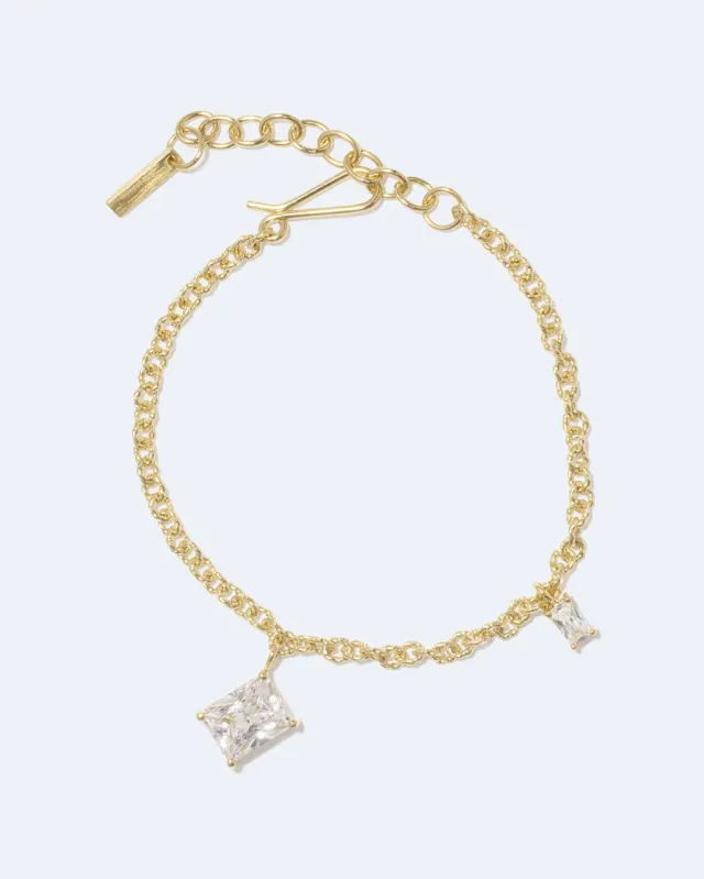 Completedworks Encrypted Dreams bracelet zircone vermeil or