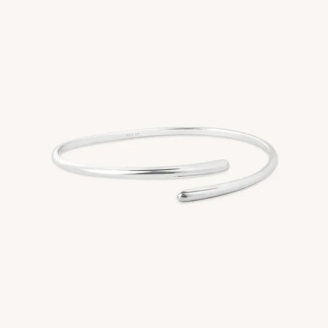 Astrid & Miyu Twist Cuff bracelet argenté