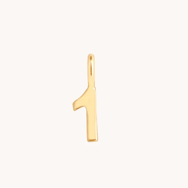 Astrid & Miyu 1 Charm breloque or 9 carats éclat