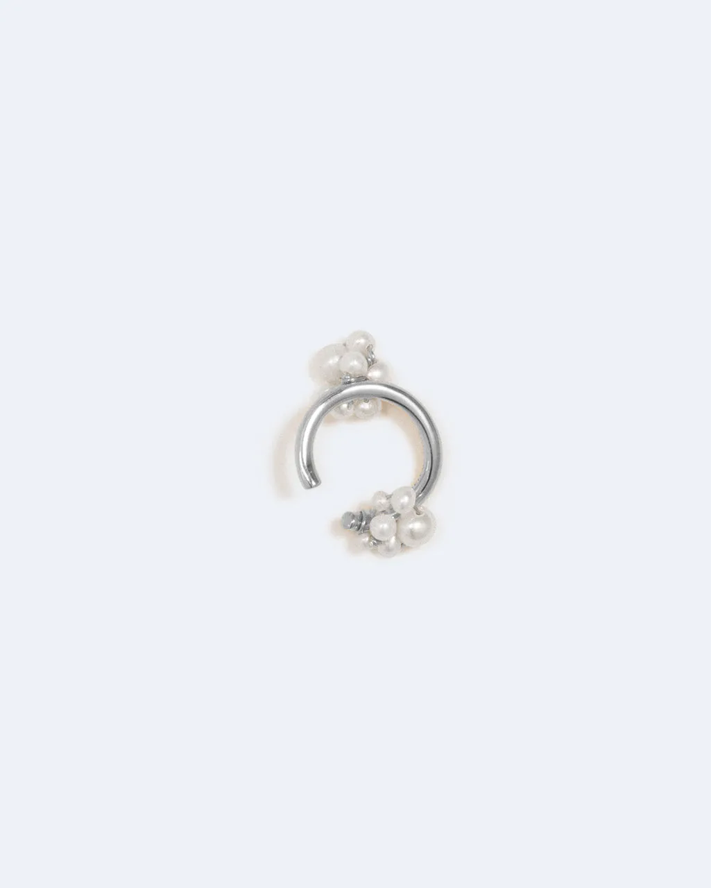 Completedworks Surfacing ear cuff perle argent recyclé