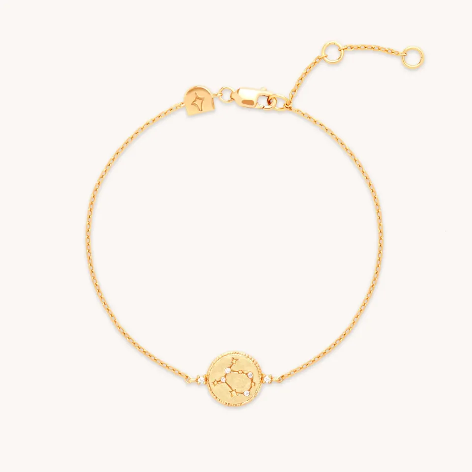 Astrid & Miyu Gémeaux bracelet zodiaque doré