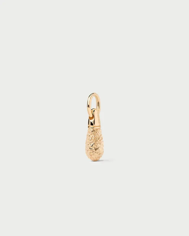 PDPAOLA Popcorn Drop pendentif doré 22 mm