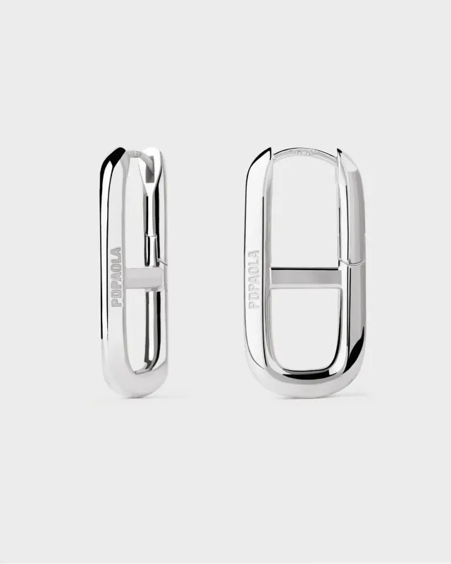PDPAOLA Texas créoles argent 24,5 mm