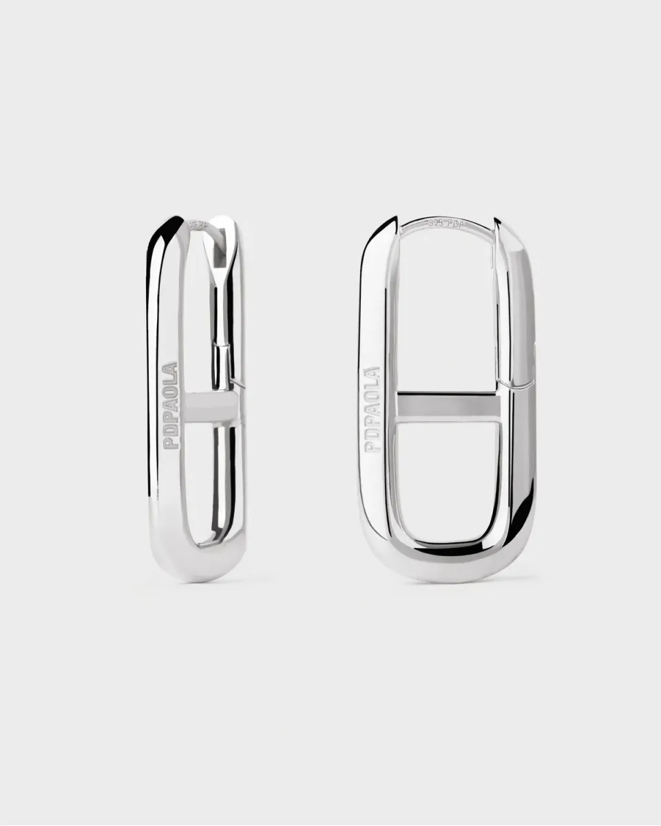 PDPAOLA Texas créoles argent 24,5 mm