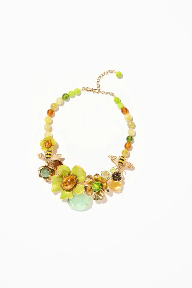 Philippe Ferrandis Bagatelle grand collier 40 cm abeille