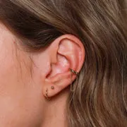 Astrid & Miyu Simple Hoops créoles or massif
