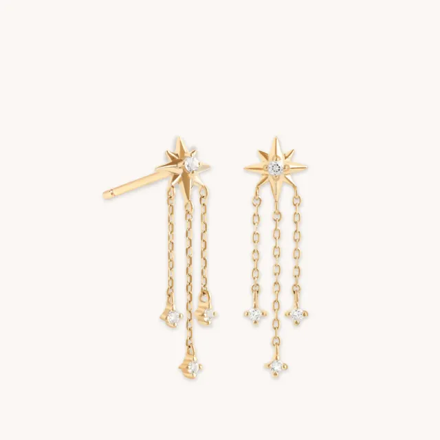 Astrid & Miyu Shooting Star boucles or massif