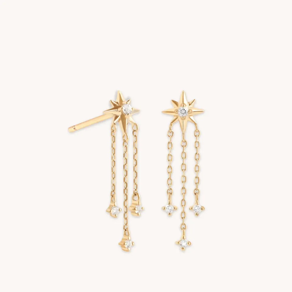 Astrid & Miyu Shooting Star boucles or massif