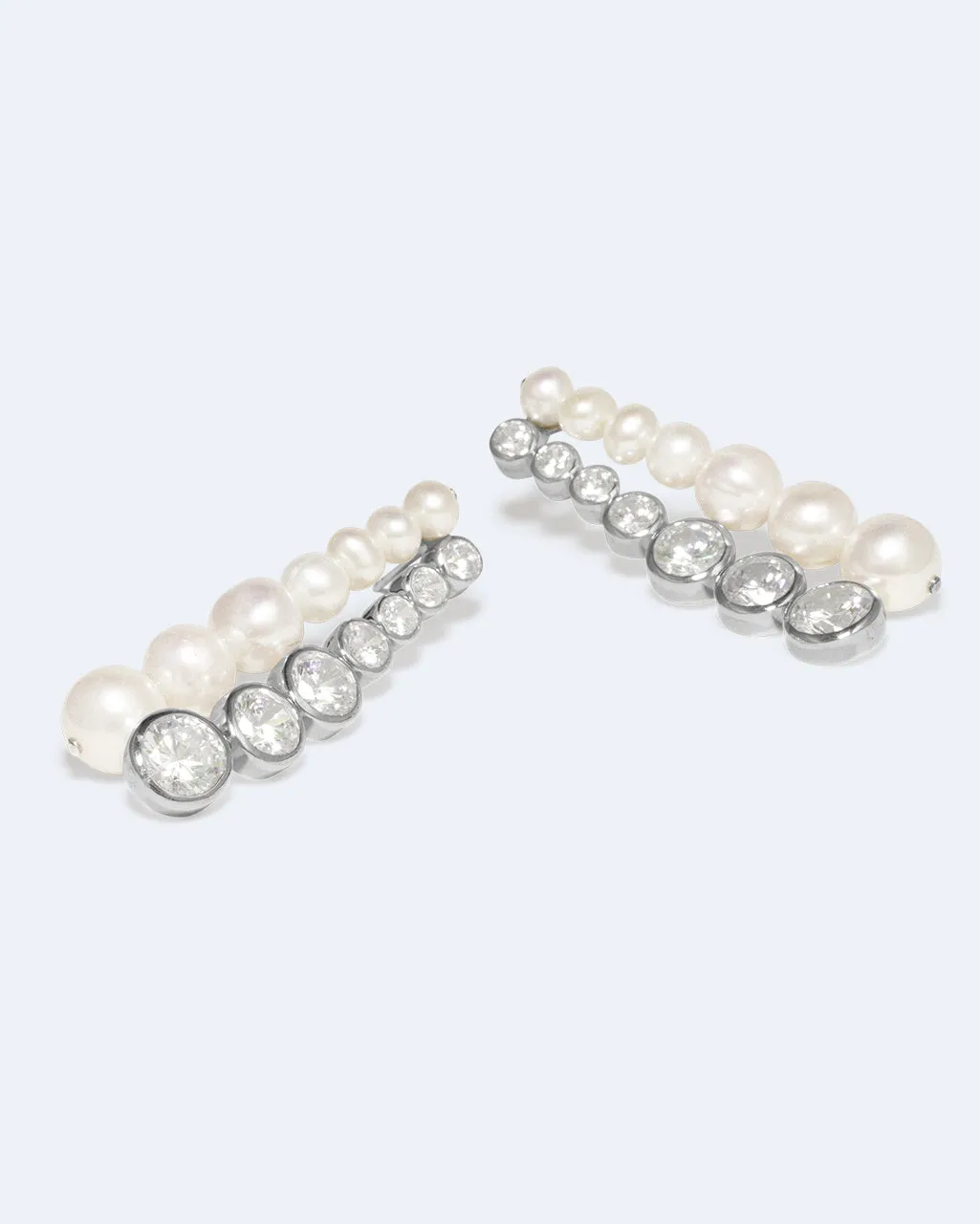 Completedworks The Mirage boucles d'oreilles perles zirconia