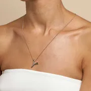 Astrid & Miyu Bold Y collier pendentif initiale doré