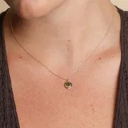 Astrid & Miyu Molten Coin pendentif or massif médaille