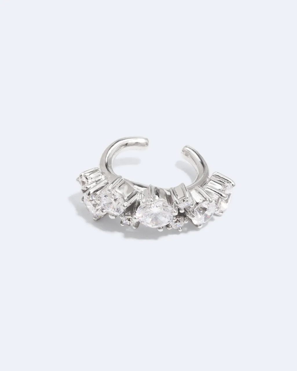 Completedworks Horizons manchette oreille argent zirconia