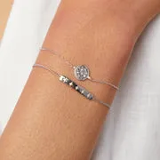 Astrid & Miyu Verseau bracelet zodiaque argent