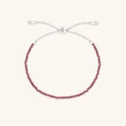Astrid & Miyu Tanzanite December bracelet or blanc massif